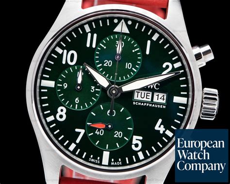 iwc iw388103|iwc green chronograph.